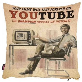 Youtube Yastık Kılıfı